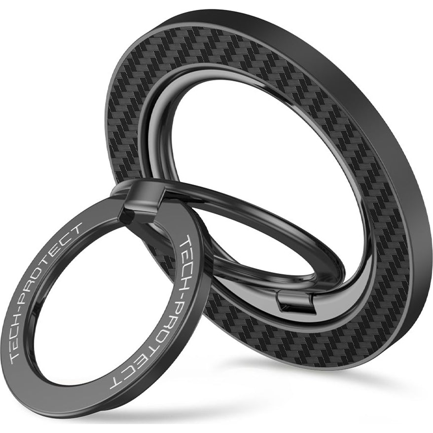 Magnetischer Fingerhalter, Tech-Protect MMR800 MagSafe Ring, Carbon