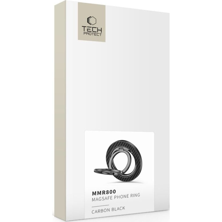 Magnetischer Fingerhalter, Tech-Protect MMR800 MagSafe Ring, Carbon