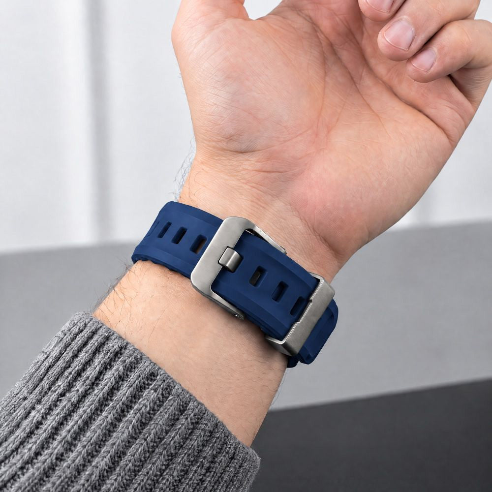 Armband für Apple Watch 44/45/46/49 mm, Tech-Protect Motion, Dunkelblau (7/8)