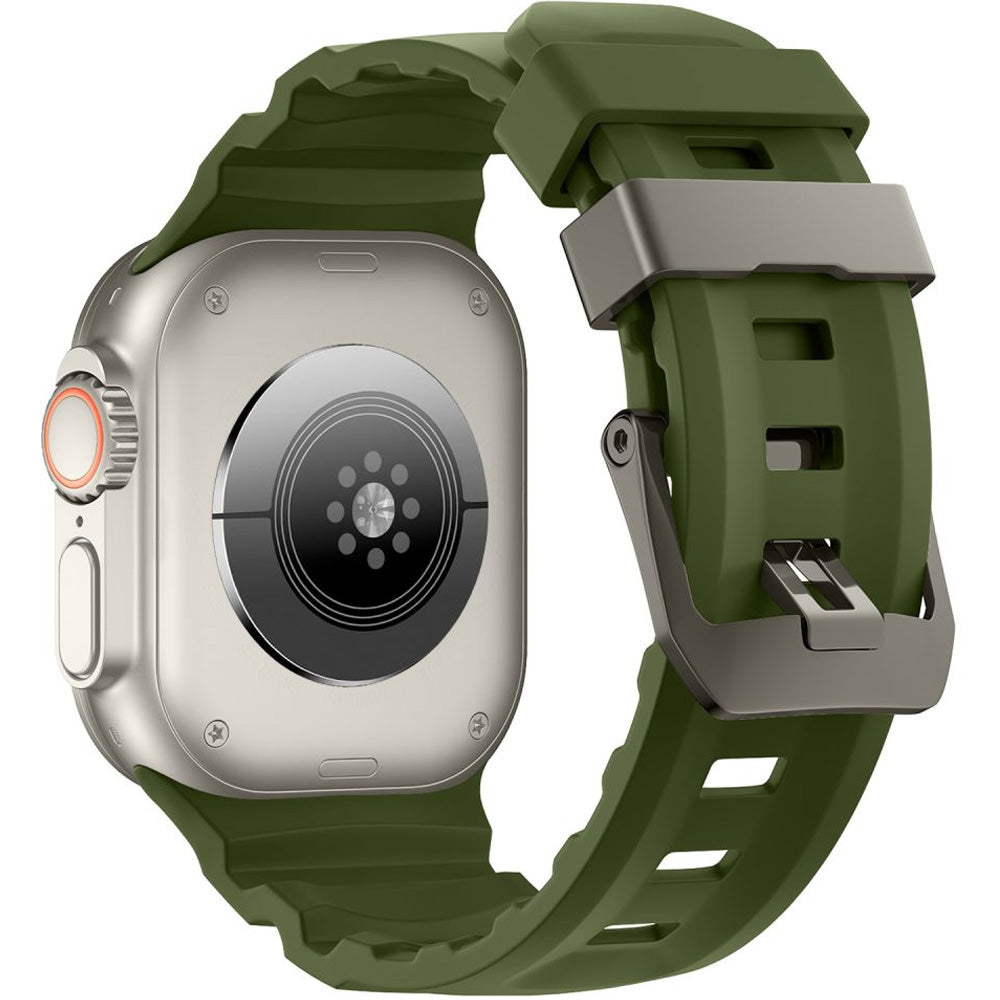 Armband für Apple Watch 44/45/46/49 mm, Tech-Protect Motion, Dunkelgrün (2/8)