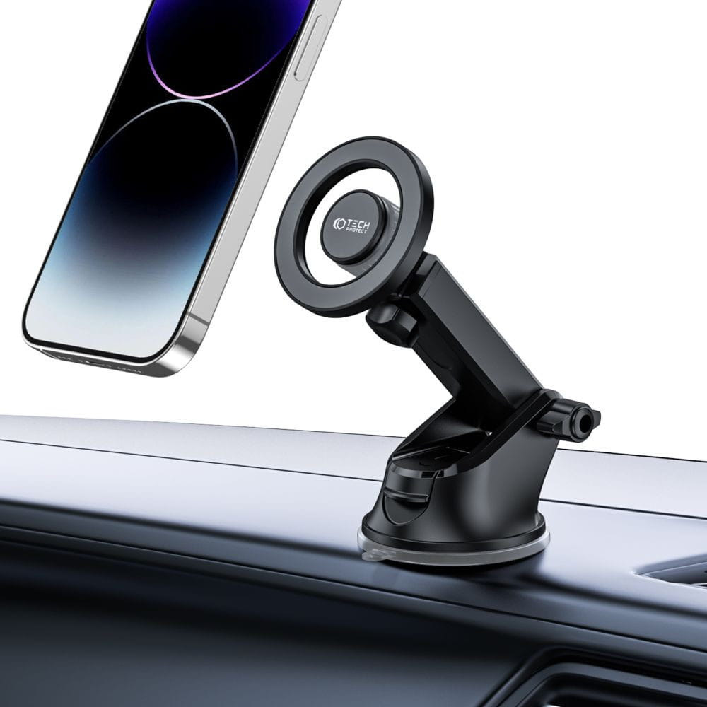 Tech Protect N51 Magnetic MagSafe Dashboard & Vent Car Mount, schwarz