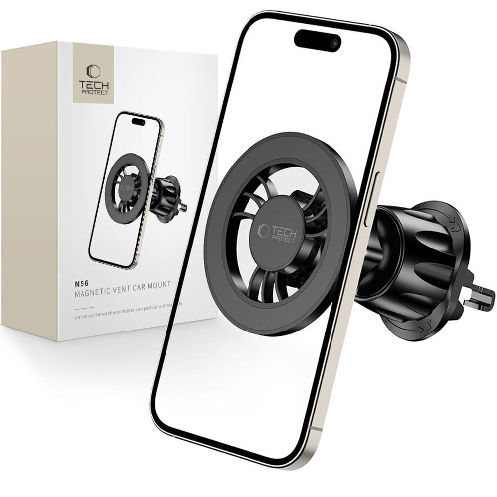 Auto Handyhalterung Tech-Protect N56 Magnetic MagSafe Vent Car Mount, Schwarz