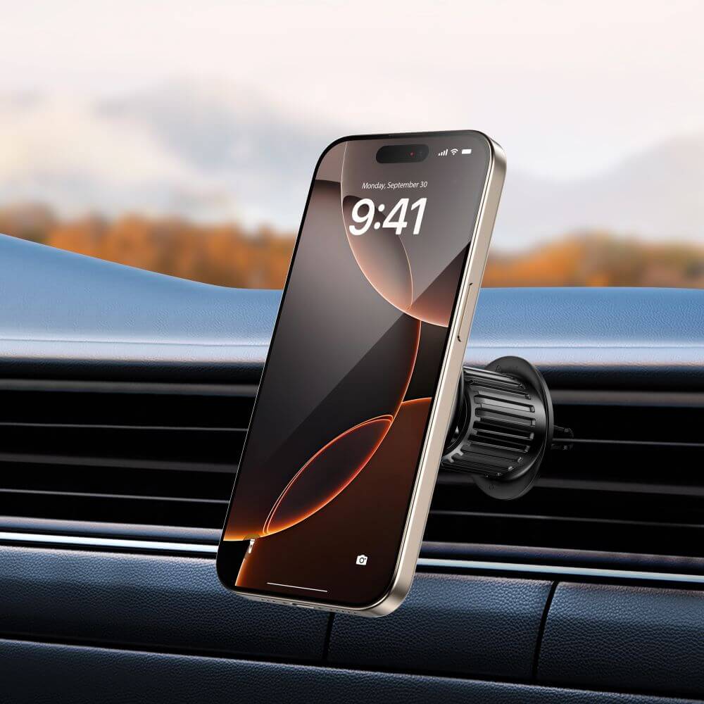 Autohalterung für Lüftungsgitter, Magnetische für MagSafe Tech-Protect N56 Magnetic Vent Car Mount, Schwarz
