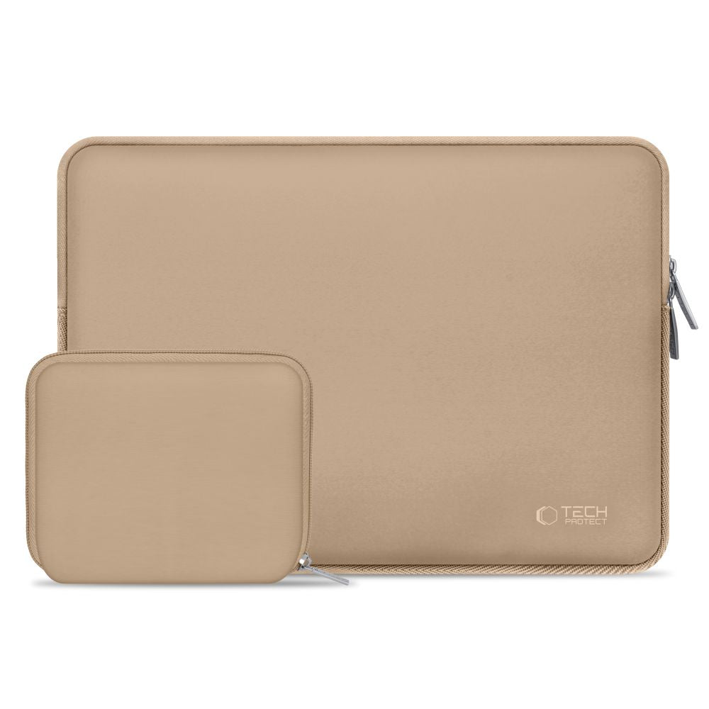 Schutzhülle für 13" / 14" Laptop, Tech-Protect Neo Slim, Beige