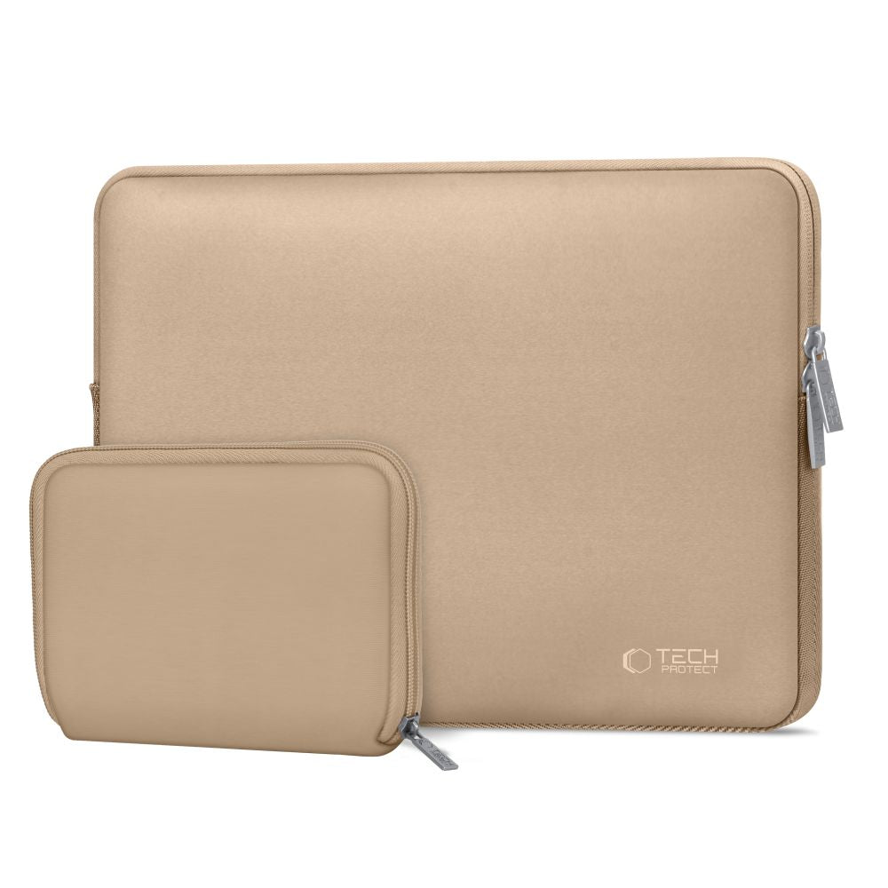 Schutzhülle für 13" / 14" Laptop, Tech-Protect Neo Slim, Beige