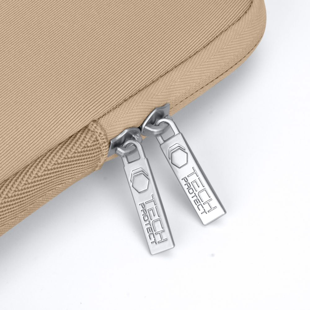 Schutzhülle für 13" / 14" Laptop, Tech-Protect Neo Slim, Beige