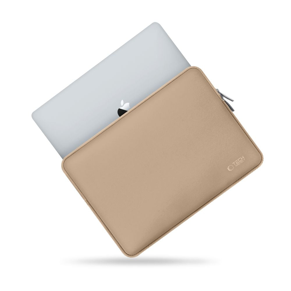 Schutzhülle für 13" / 14" Laptop, Tech-Protect Neo Slim, Beige