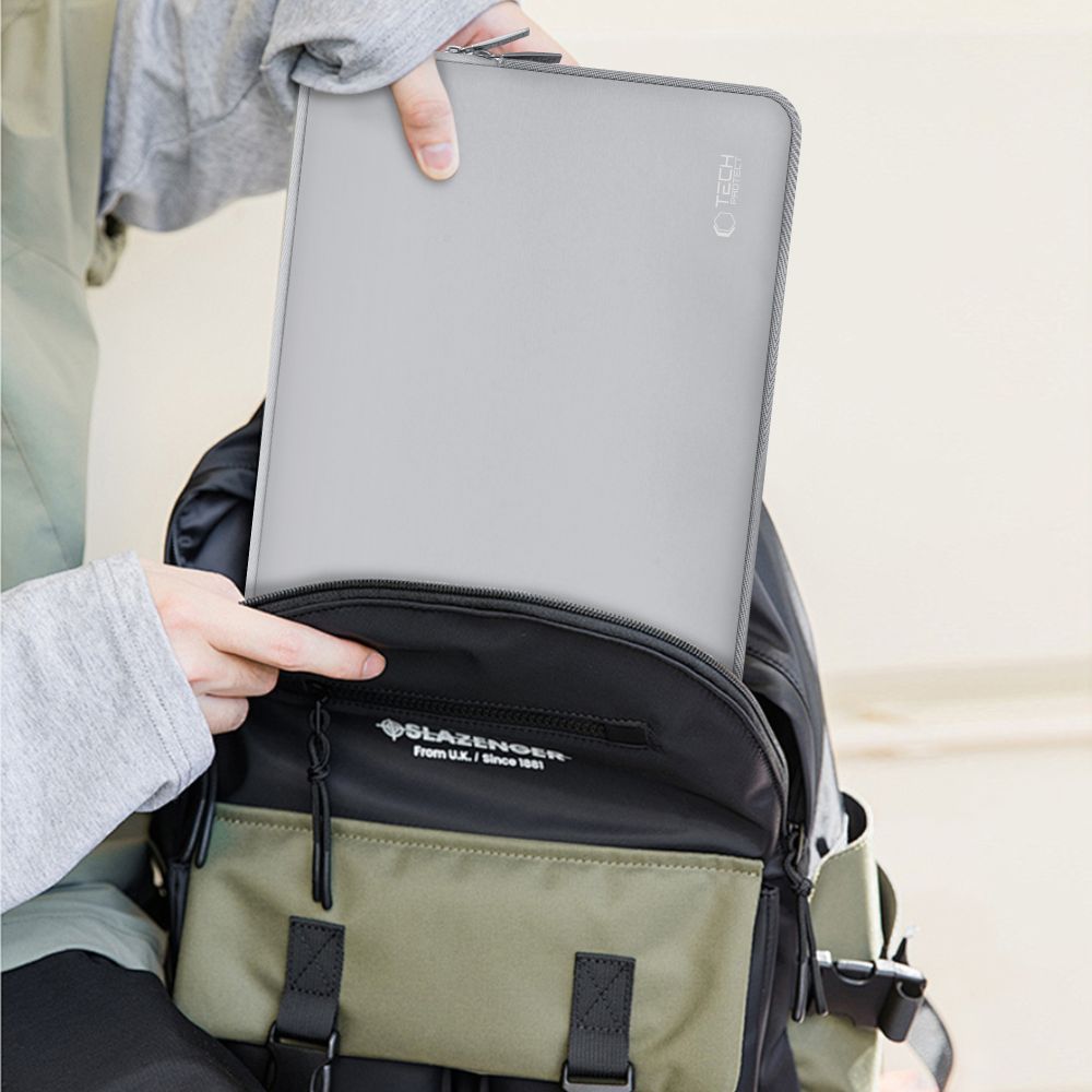 Schutzhülle für 13" / 14" Laptop, Tech-Protect Neo Slim, Grau