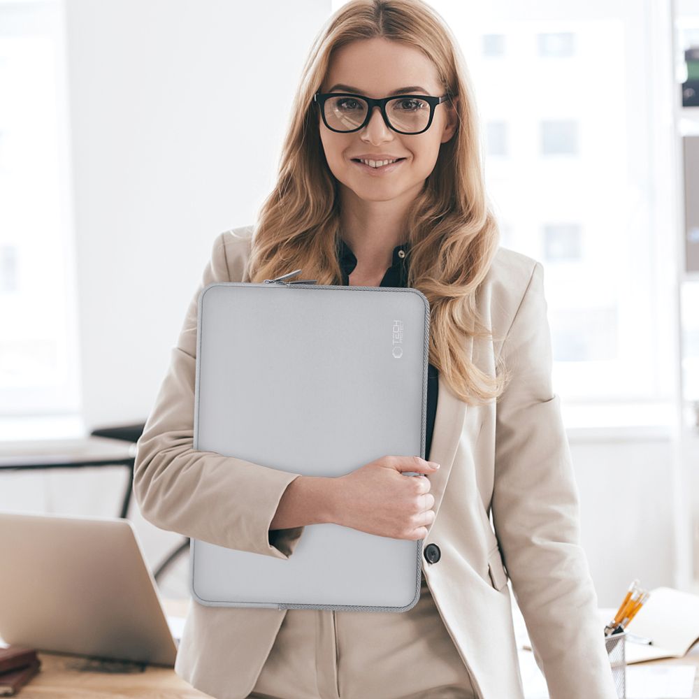 Schutzhülle für 13" / 14" Laptop, Tech-Protect Neo Slim, Grau