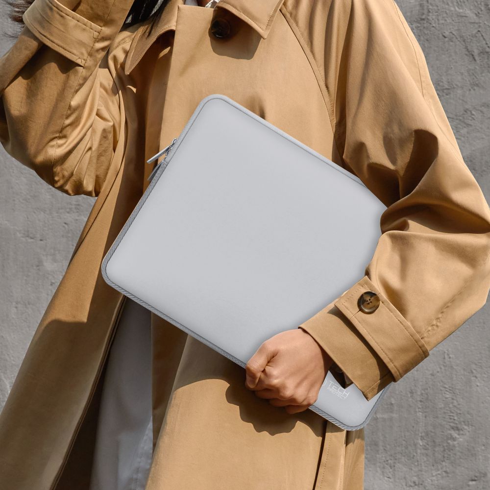 Schutzhülle für 13" / 14" Laptop, Tech-Protect Neo Slim, Grau