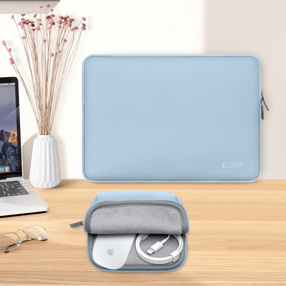 Schutzhülle für 13" / 14" Laptop, Tech-Protect Neo Slim, Blau