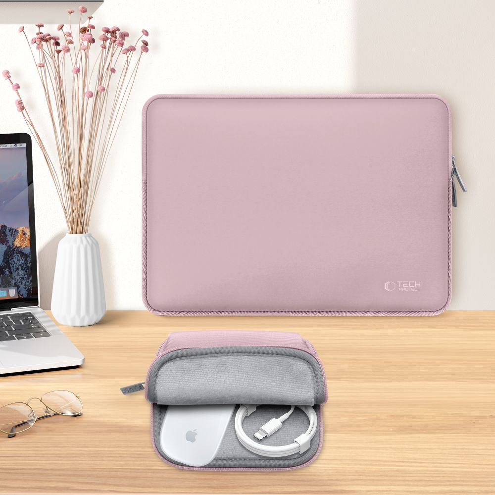 Schutzhülle für 15" / 16" Laptop, Tech-Protect Neo Slim, Rosa