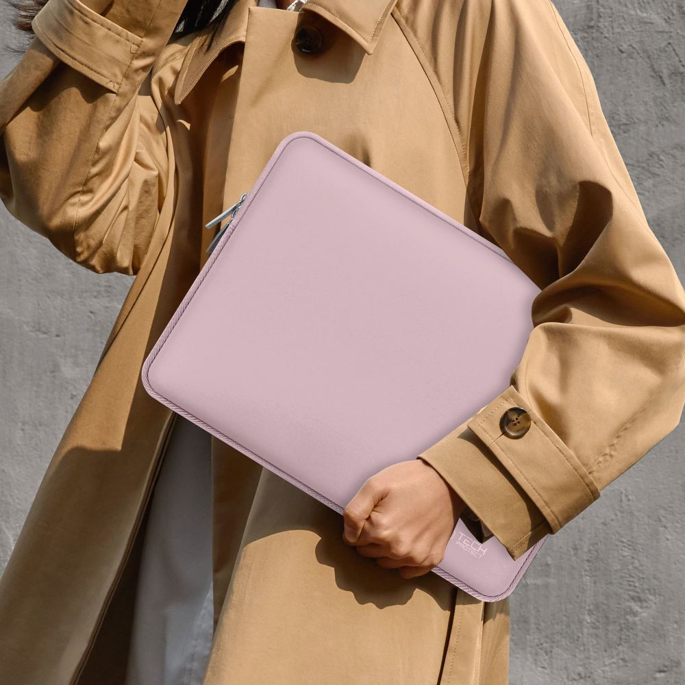 Schutzhülle für 15" / 16" Laptop, Tech-Protect Neo Slim, Rosa