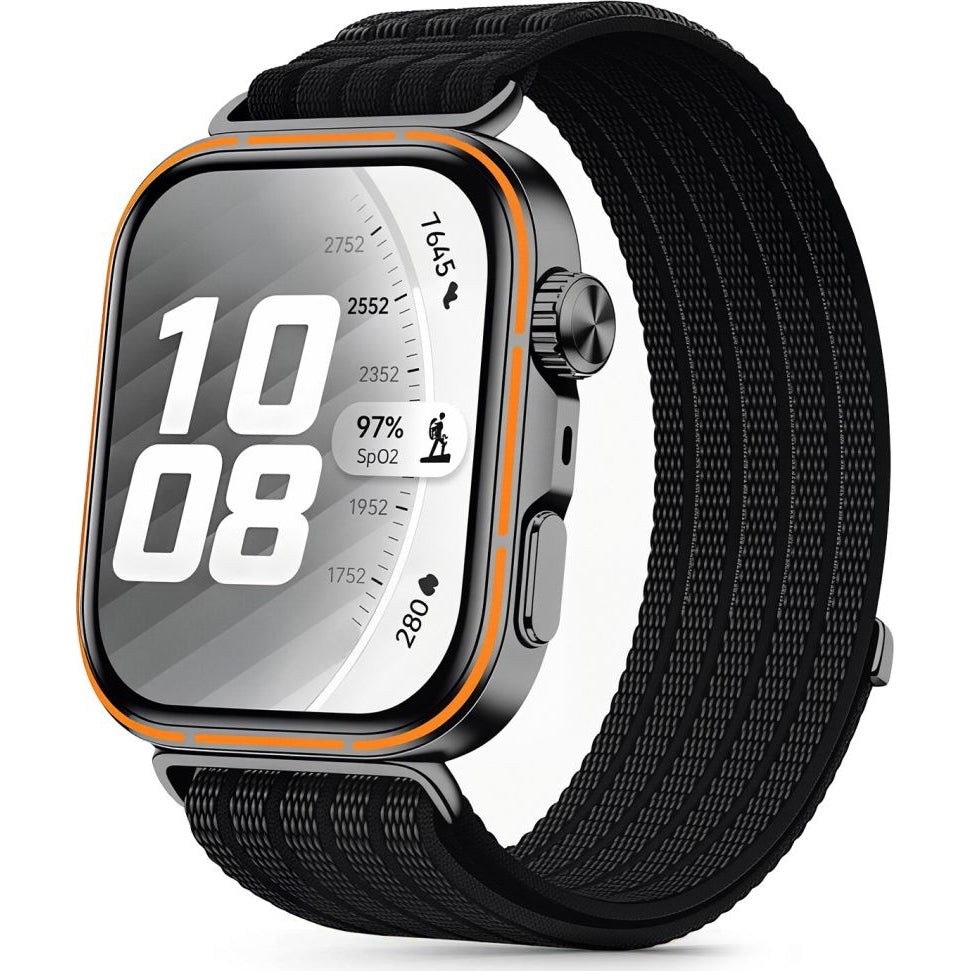 Nylon Armband für Huawei Watch Fit 5 / 5 Pro / 4 / 4 Pro / 3, Tech-Protect, Schwarz