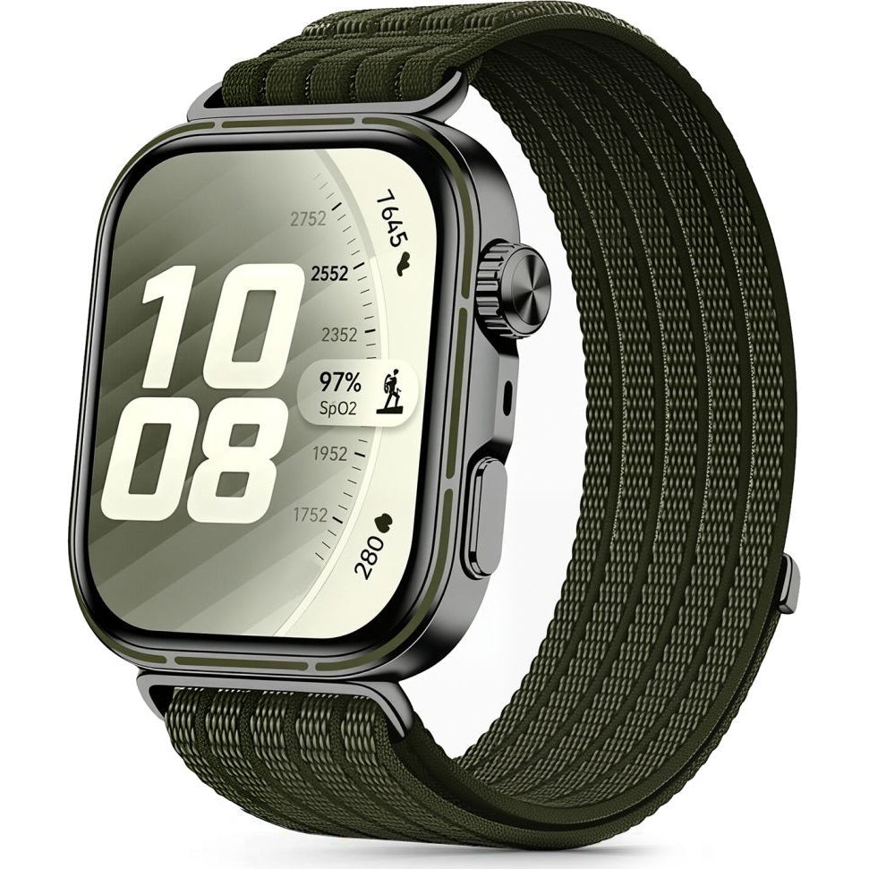Nylon Armband für Huawei Watch Fit 5 / 5 Pro / 4 / 4 Pro / 3, Tech-Protect, Grün