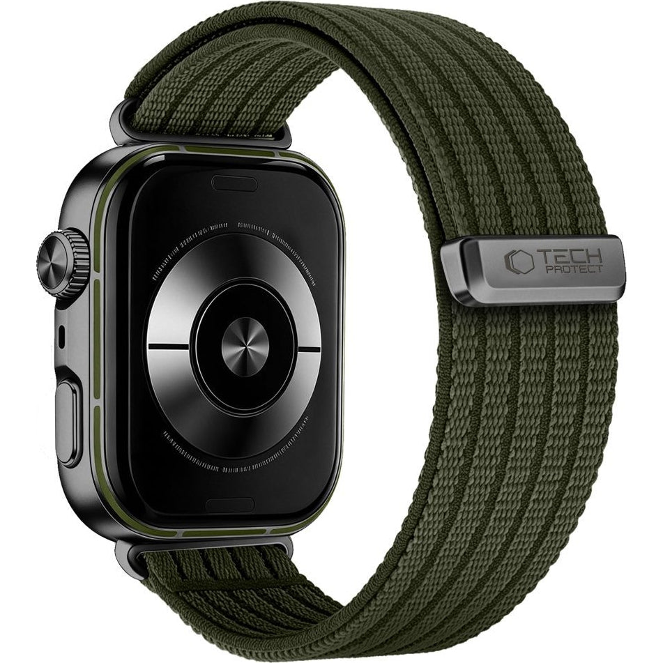 Nylon Armband für Huawei Watch Fit 5 / 5 Pro / 4 / 4 Pro / 3, Tech-Protect, Grün