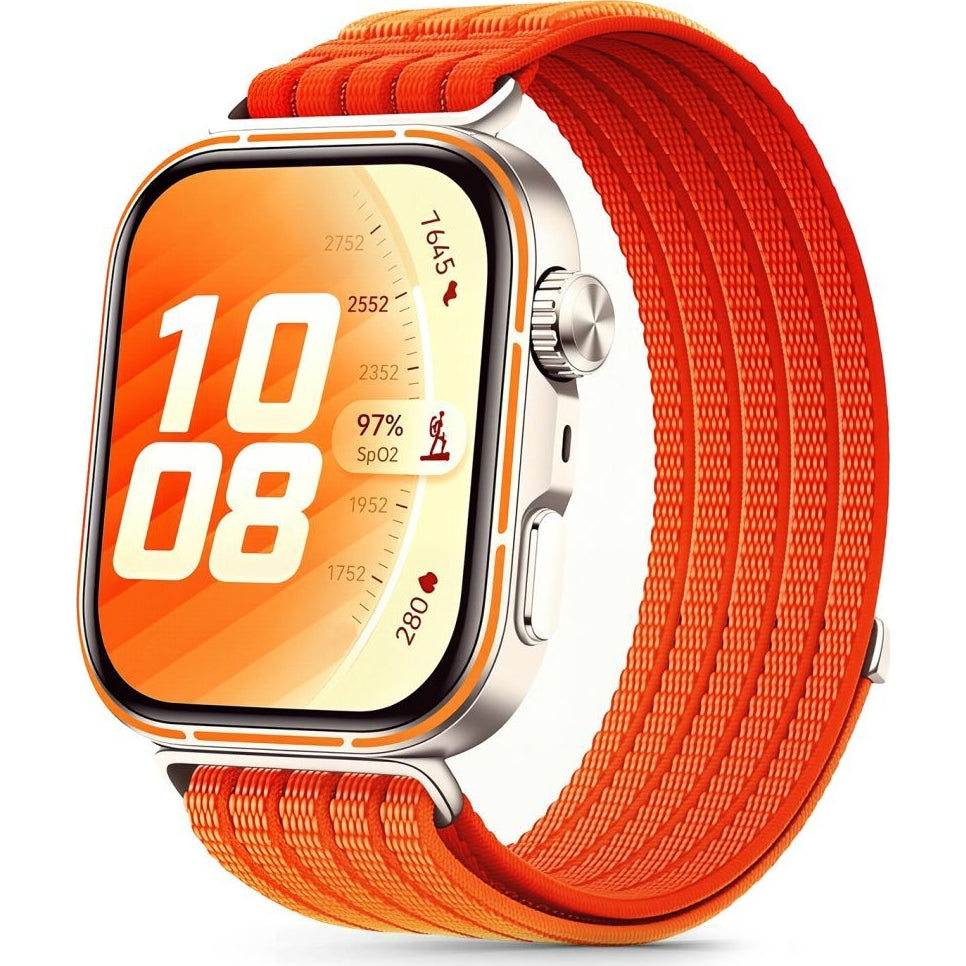 Nylon Armband für Huawei Watch Fit 5 / 5 Pro / 4 / 4 Pro / 3, Tech-Protect, Orange