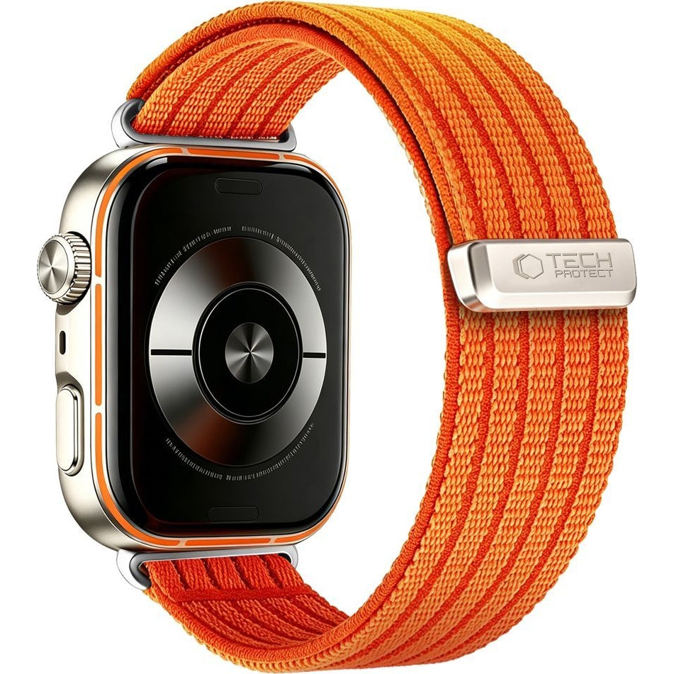 Nylon Armband für Huawei Watch Fit 5 / 5 Pro / 4 / 4 Pro / 3, Tech-Protect, Orange