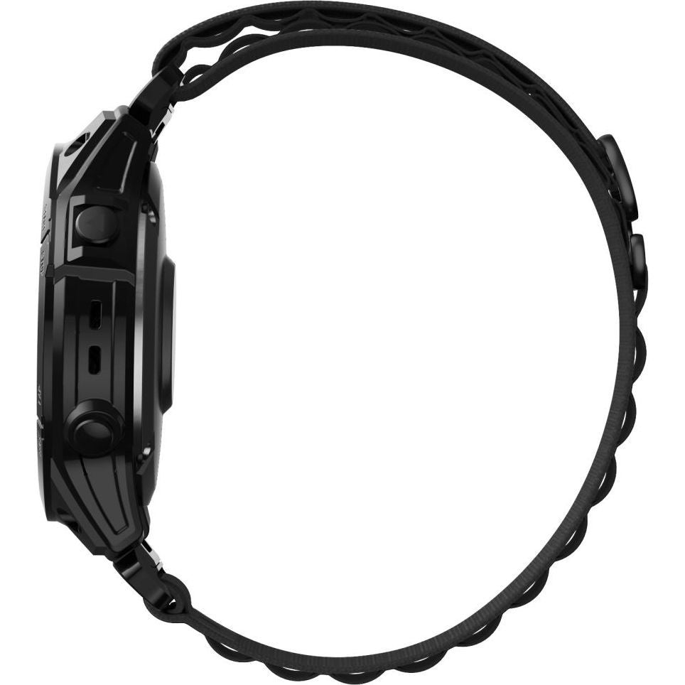 Armband für Garmin Fenix 8 Pro (51 mm) / 8 / 7X Pro / 7X / 6X Pro, Tech Protect Nylon Pro, QuickFit 26 mm, Schwarz