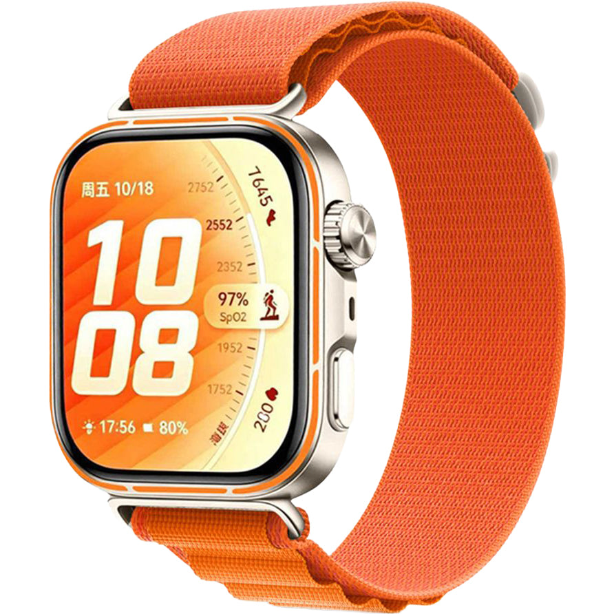 Armband für Huawei Watch Fit 5 Pro /5/4 Pro/4/3, Tech-Protect Nylon Pro, Orange