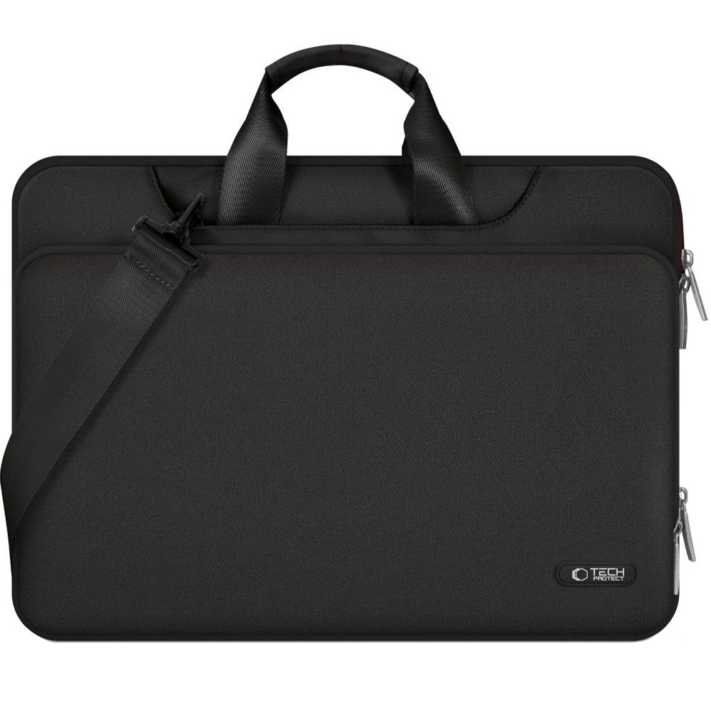 Umhängetasche für 13-14“ Laptop, Tech-Protect Pocket Bag, Schwarz