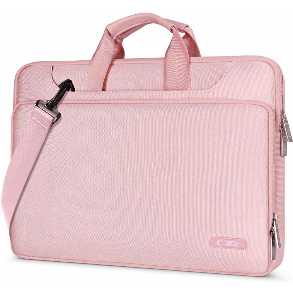 Umhängetasche für 15-16“ Laptop, Tech-Protect Pocket Bag, Rosa
