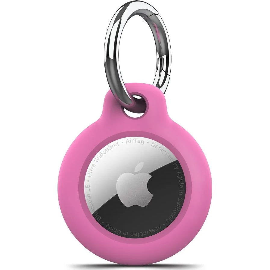 Schutzhülle / Schlüsselanhänger für Apple AirTag, Tech-Protect Rough, Rosa