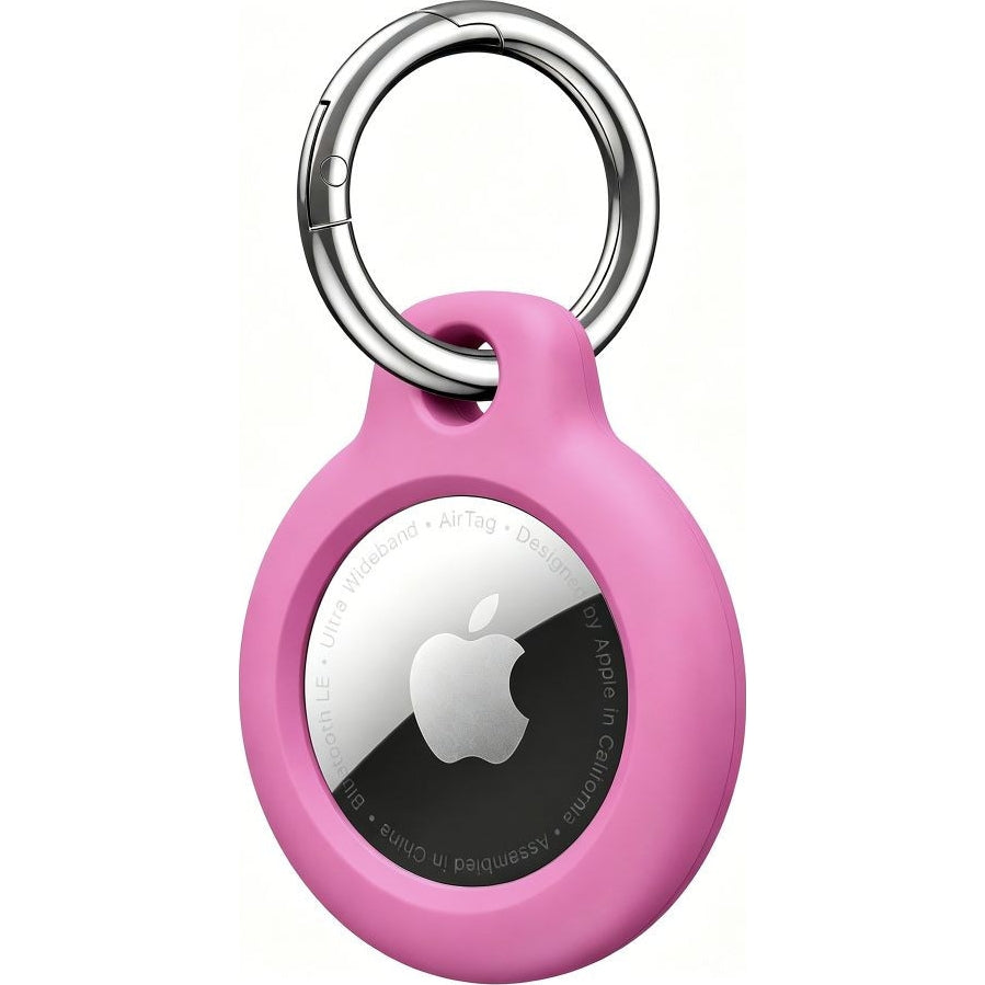 Schutzhülle / Schlüsselanhänger für Apple AirTag, Tech-Protect Rough, Rosa