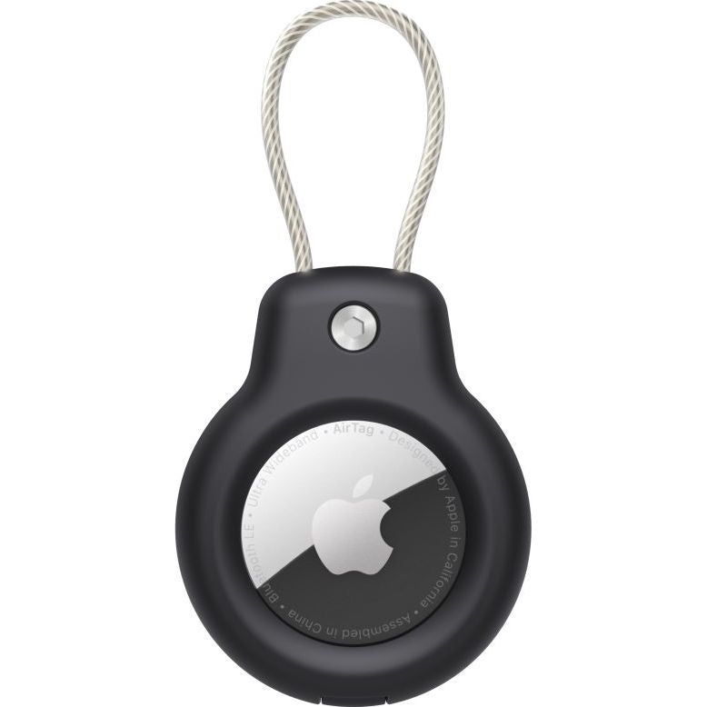 Schutzhülle / Schlüsselanhänger für Apple AirTag, Tech-Protect Rough Vein, 2 Stück, Schwarz