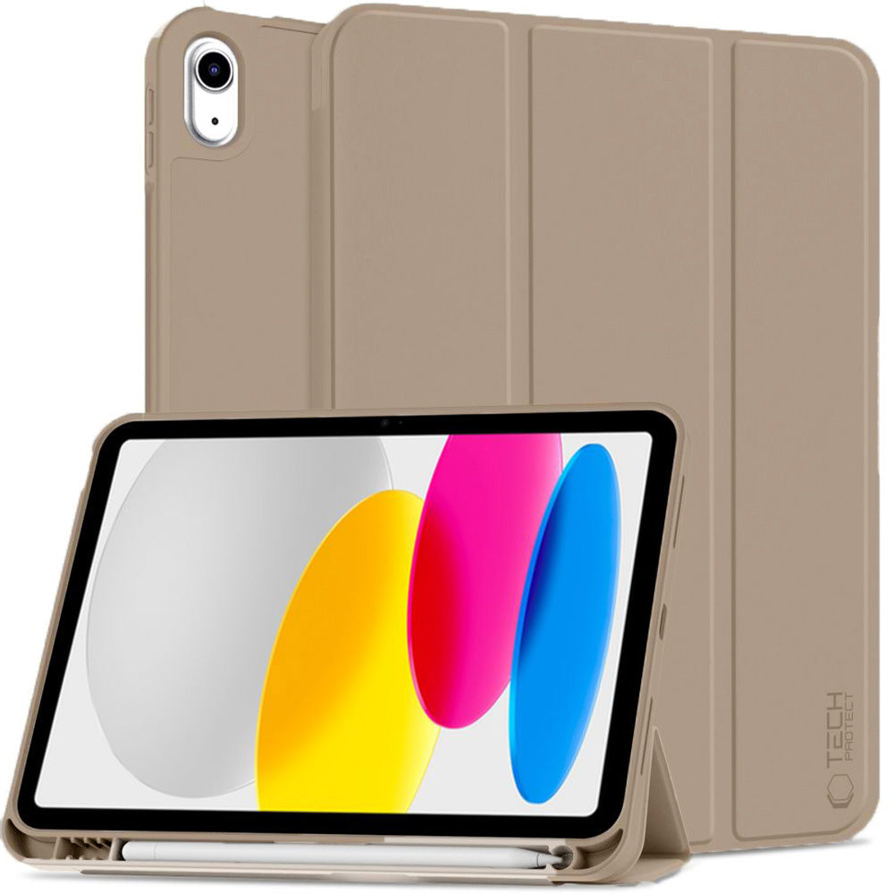Schutzhülle für iPad 11 / 10 gen. 2025 / 2022, Tech-Protect SC Pen, Beige
