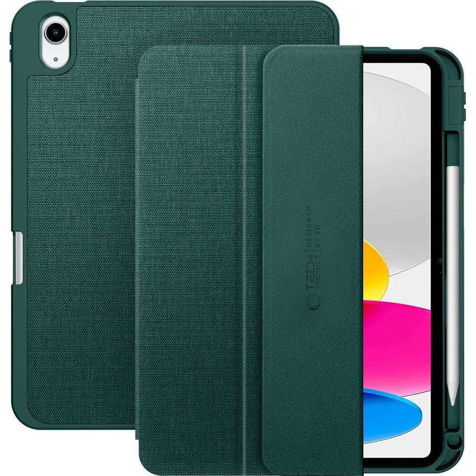 Schutzhülle für iPad 11 / 10 gen. 2025 / 2022, Tech-Protect SC Pen Canvas, Grün