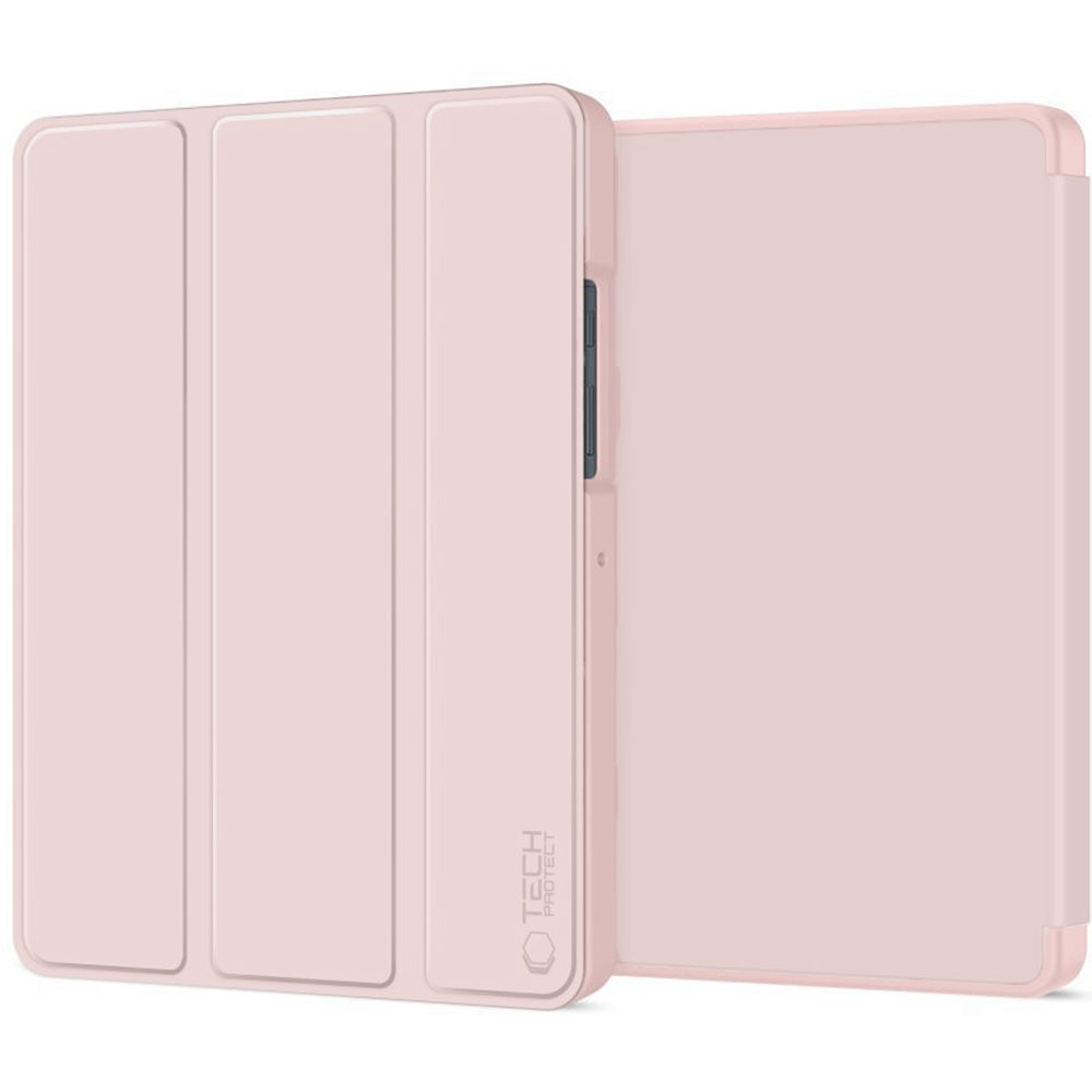 Schutzhülle mit Klappe für Galaxy Tab A11 Plus / A9 Plus, Tech-Protect SC Pen, Rosa