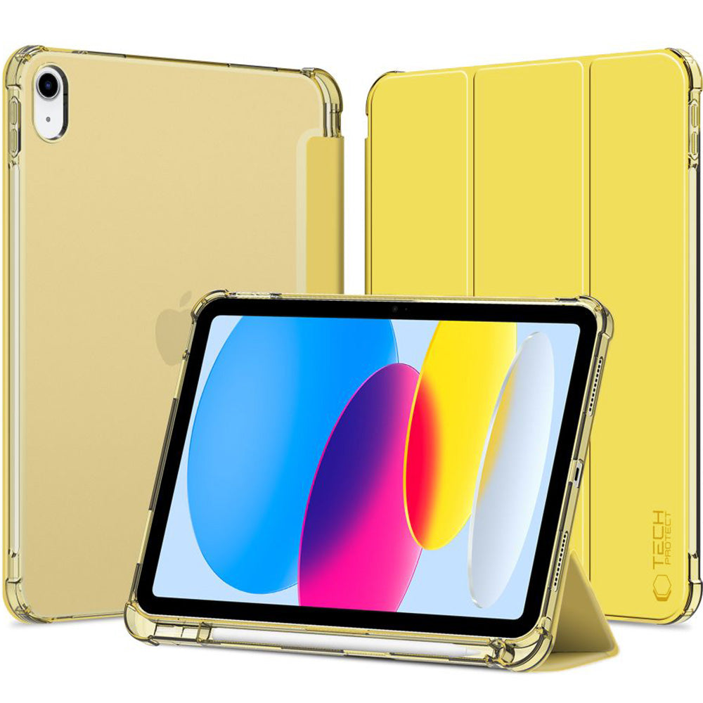 Schutzhülle für iPad 11 / 10 gen. 2025 / 2022, Tech-Protect SC Pen Hybrid, Gelb