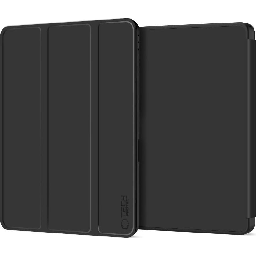 Schutzhülle mit Klappe für Apple iPad Pro 11 2024/2025, Tech-Protect SC Pen, Schwarz
