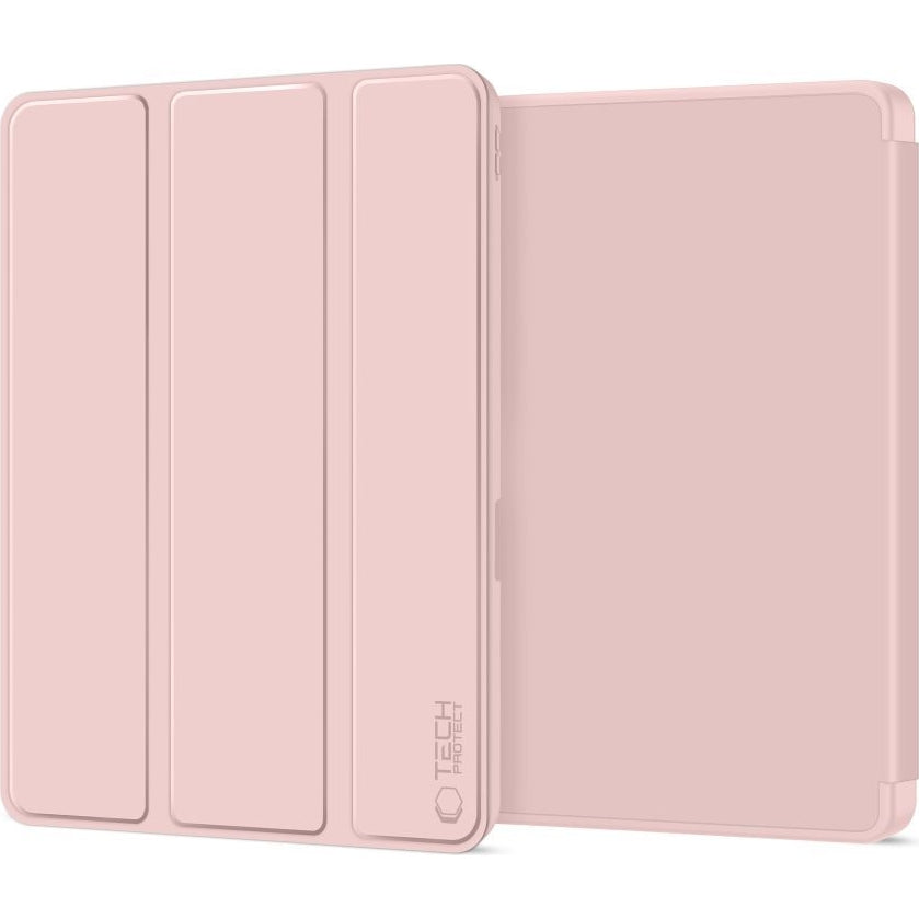 Schutzhülle mit Klappe für Apple iPad Pro 13 2024/2025, Tech-Protect SC Pen, Rosa