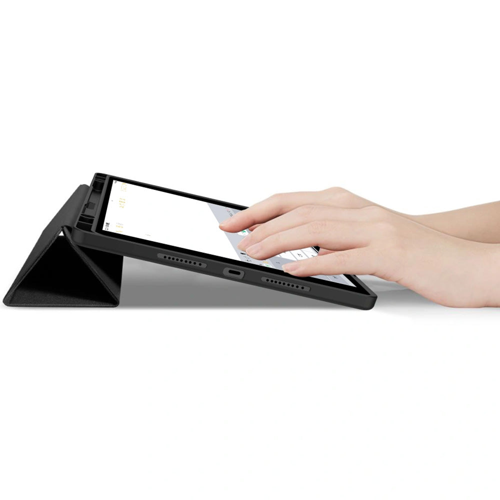 Schutzhülle mit Klappe für Lenovo Idea Tab Plus 12.1, Tech-Protect SC Pen, Schwarz