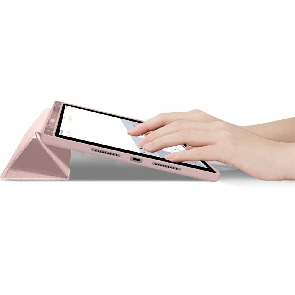 Schutzhülle mit Klappe für Lenovo Idea Tab Plus 12.1, Tech-Protect SC Pen, Rosa