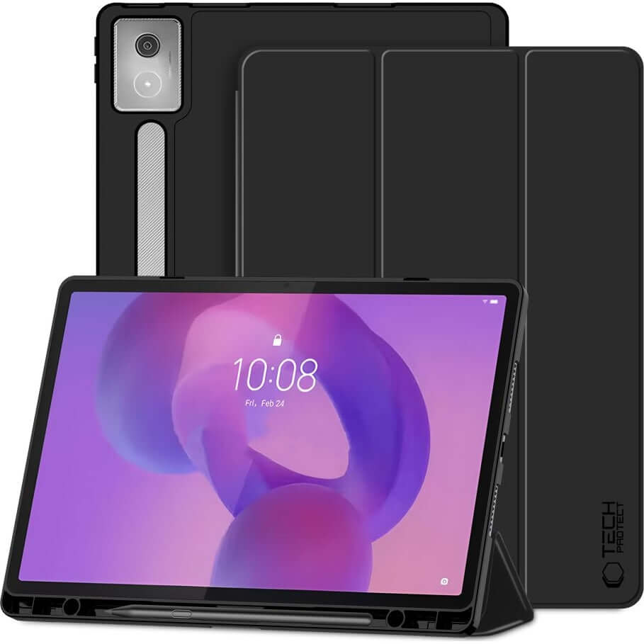Schutzhülle für Lenovo Idea Tab Pro 12.7, Tech-Protect SC Pen, Schwarz