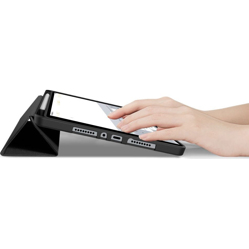 Schutzhülle mit Klappe für Xiaomi Redmi Pad 2 Pro, Tech-Protect SC Pen, Schwarz