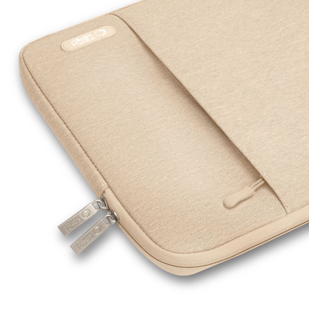 Schutzhülle für 13" / 14" Laptop, Tech-Protect Sleevy, Beige