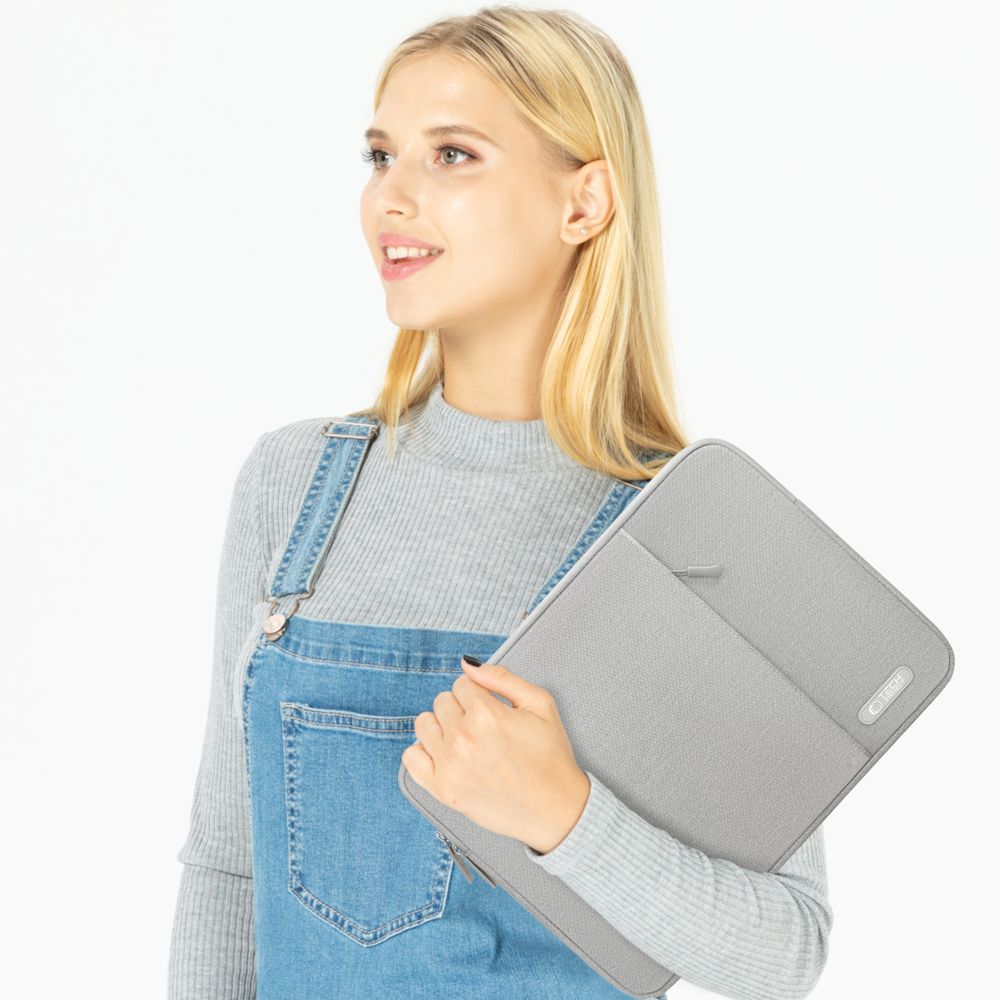 Schutzhülle für 13" / 14" Laptop, Tech-Protect Sleevy, Grau