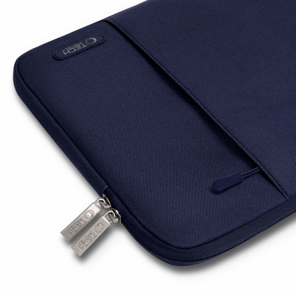 Schutzhülle für 13" / 14" Laptop, Tech-Protect Sleevy, Dunkelblau