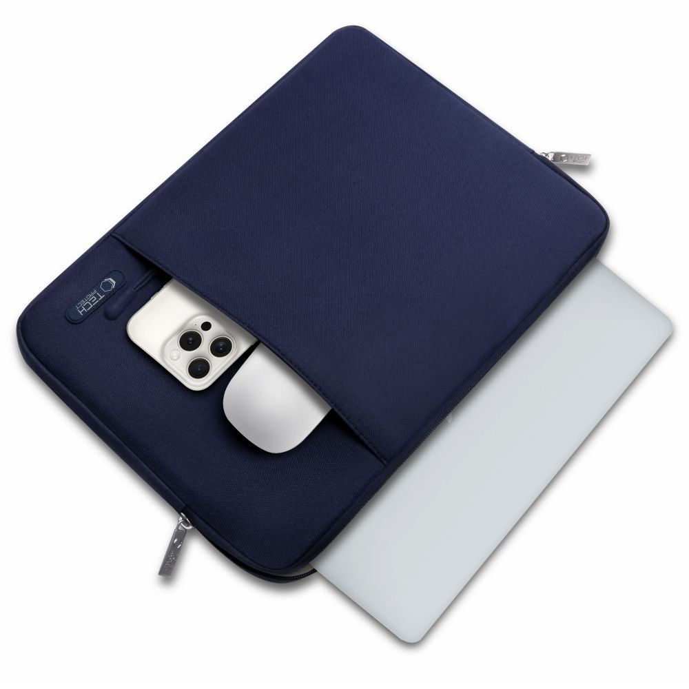 Schutzhülle für 13" / 14" Laptop, Tech-Protect Sleevy, Dunkelblau