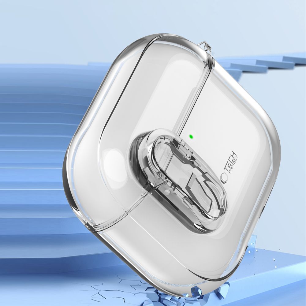 Schutzhülle für Apple AirPods 5 / 4, Tech-Protect SlimHook, Transparent