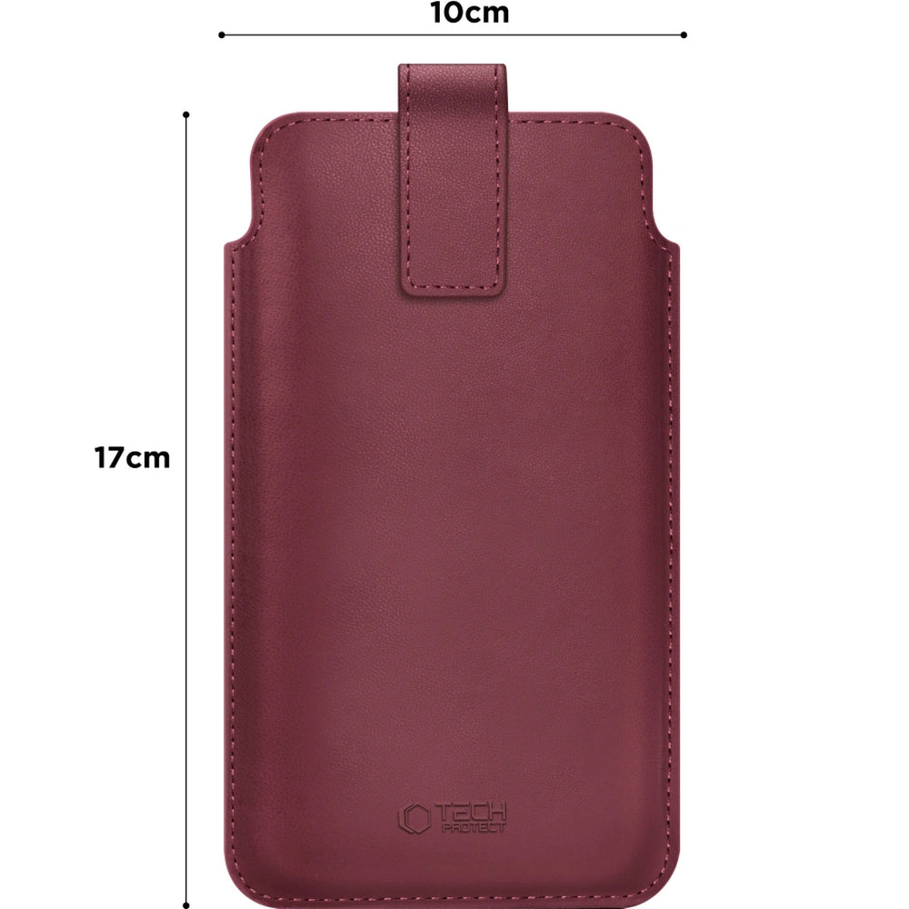 Tech-Protect SM65 Universal-Handytasche 6" - 6,9“, Burgunderrot