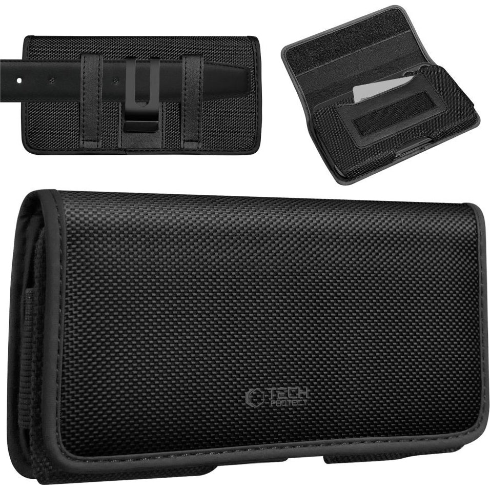 Universelle Tasche Tech-Protect SM90 Universal Phone Pouch 5,8" - 6,8“, Schwarz