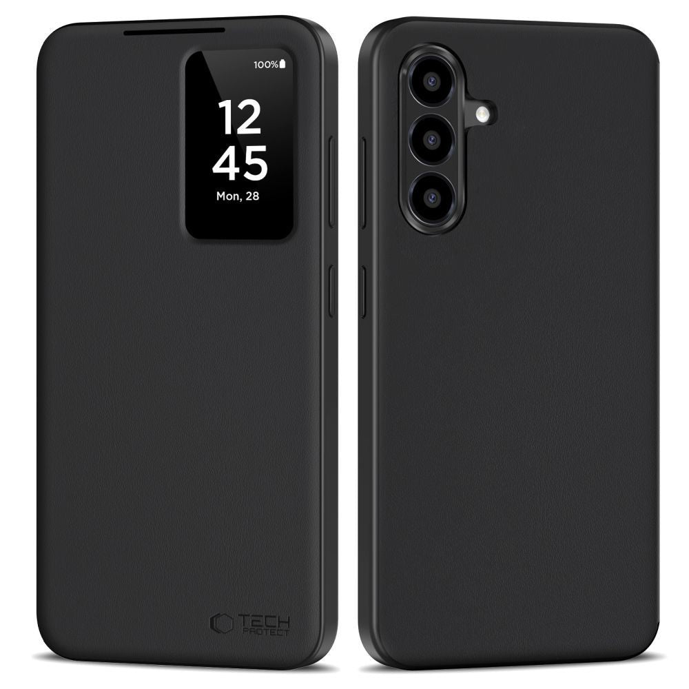 Handyhülle mit Klappe für Galaxy A26 5G / A17 5G / A17 4G, Tech-Protect Smart Wallet, Schwarz