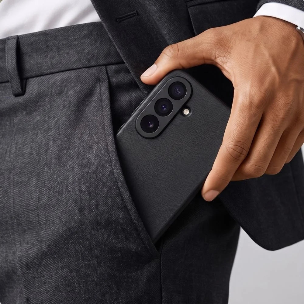 Handyhülle mit Klappe für Galaxy A27 5G, Tech-Protect Smart Wallet, Schwarz
