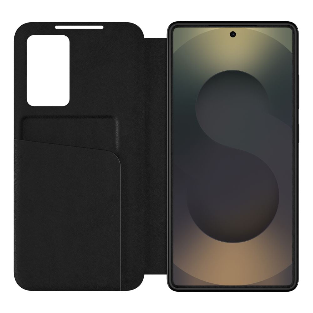 Handyhülle mit Klappe für Galaxy A37 5G, Tech-Protect Smart Wallet, mattes Schwarz