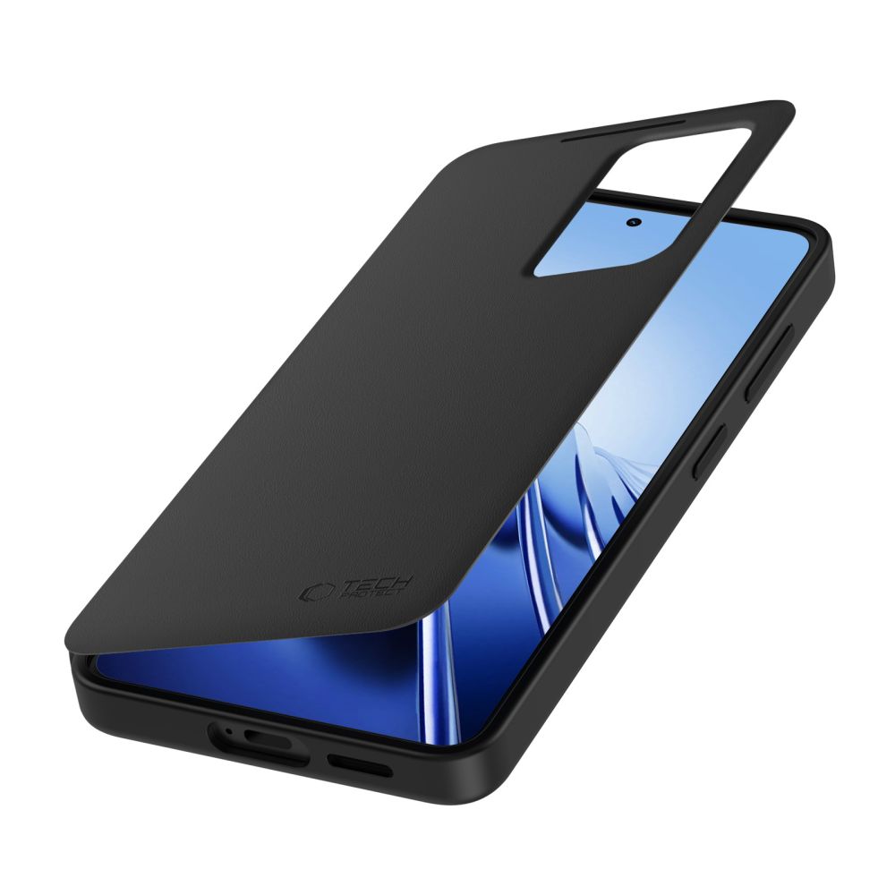 Handyhülle mit Klappe für Galaxy A37 5G, Tech-Protect Smart Wallet, mattes Schwarz